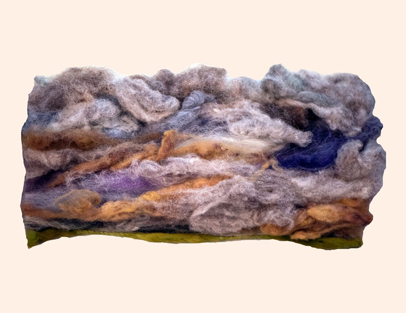 Art Kelly McLeod wet felt Cloud Study